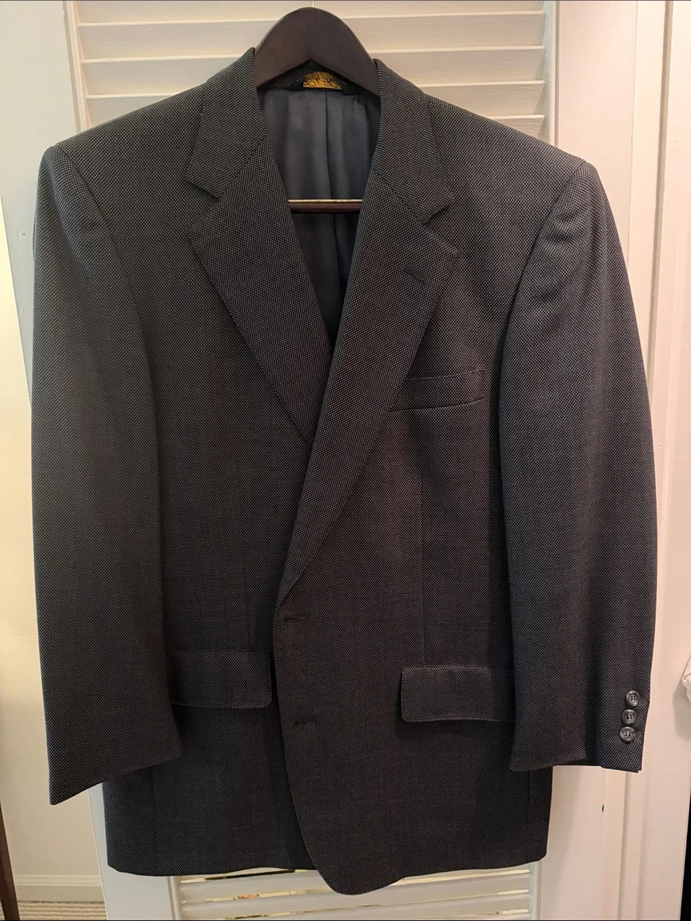 Brooks Brothers Charcoal Gray Men's Blazer